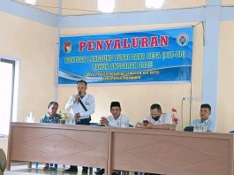 Pemdes Paut Terenja Salurkan BLT-DD Kepada 23 KPM