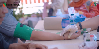 HUT ke-55, Bank Bengkulu Gelar Donor Darah untuk Umum Bersama PMI